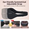 NEWVANGA Sleep Mask for Back and Side Sleeper, Block Out Light, Luxury Sleeping Eye Mask of 3D Night Blindfold, Zero Pressure Breathable Travel Eye Cover Grey view 4