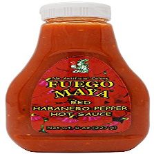 Fuego Maya Fuego Maya Red Habanero Sauce 8 oz ( 8 pack )