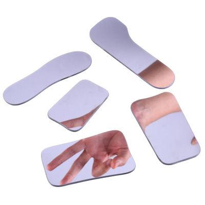 Angzhili 5Pcs/Set Dental Photography Mirrors Intraoral Mirrors Orthodontic Reflector Mirror,Two-sided Glass Occlusal Mirror