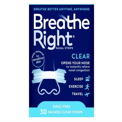 Breathe Right Nasal Strips Original Tan Small/Medium 30 ea