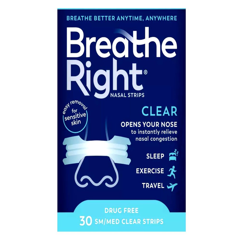 Breathe Right Nasal Strips Original Tan Small/Medium 30 ea