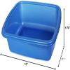 YBM Home ba430-pink Plastic Dish Pan Basin view 2