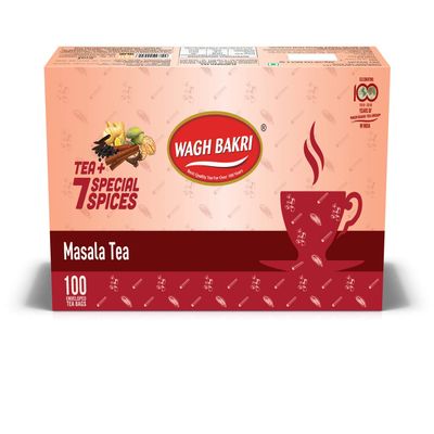 Wagh Bakri Masala Chai 100's (Pack of 3)