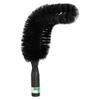 Unger StarDuster Pipe Brush, Green Polypropylene Bristles, 7.5" Brush, 6" Black Plastic Handle view 1