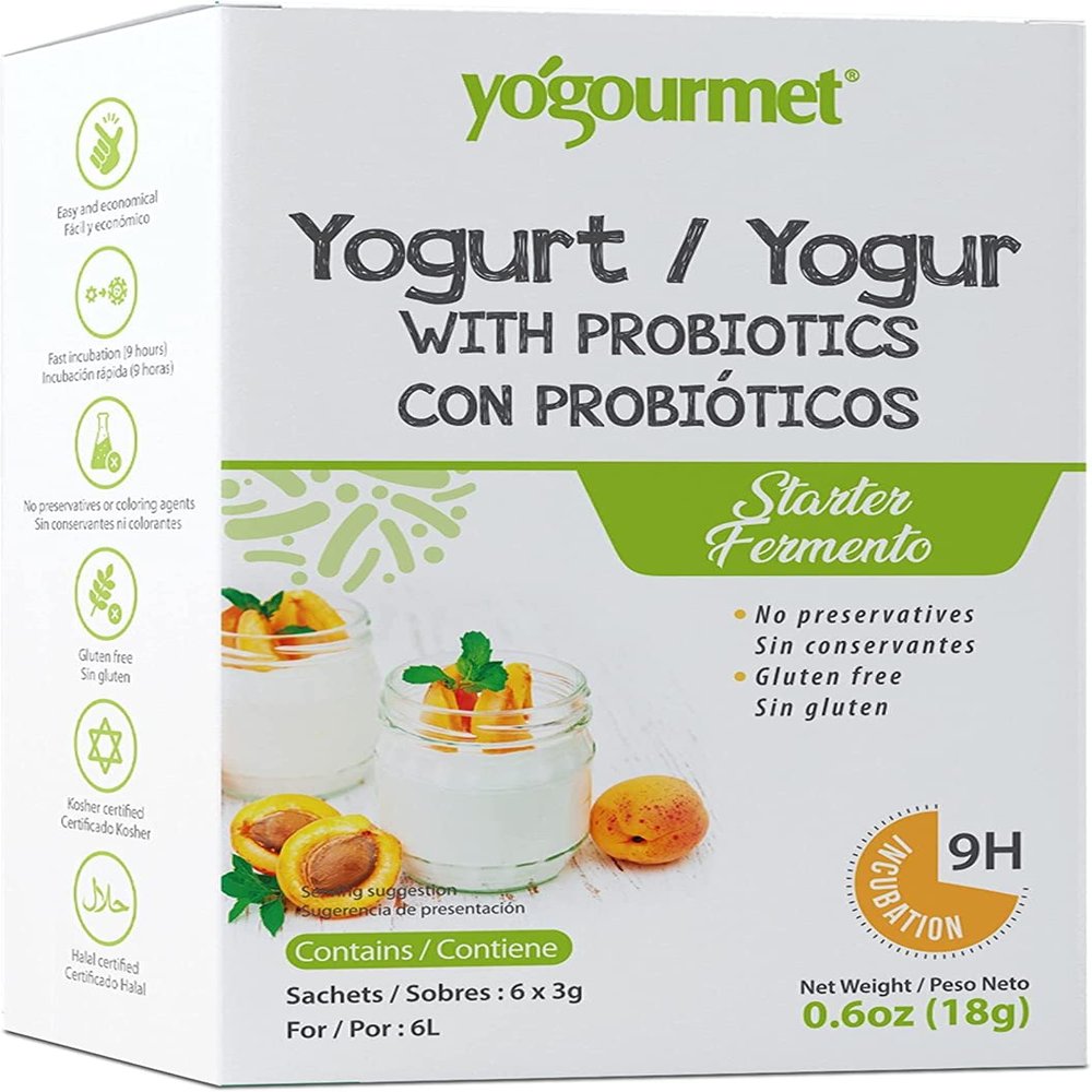 Yogourmet Probiotic Yogurt, Freeze-Dried starter, 1oz