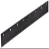 Haviland 224 Rubber Buna Blend Rubber Floor Squeegee Refill, 24" Length, Black view 2