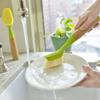 Full Circle Suds Up, Soap Dispensing Dish Brush, Tough Plant-Fiber Bristles & Sustainable Bamboo Handle, Safe for Nonstick view 4