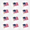 12 -American Flag Edible Cupcake Toppers view 2