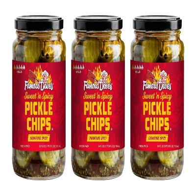 Famous Dave's - 3 pck Sweet n' Spicy Pickle Chips (72 oz.)