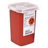 1 Quart Red Phlebotomy Sharps Container Case of 10 view 1