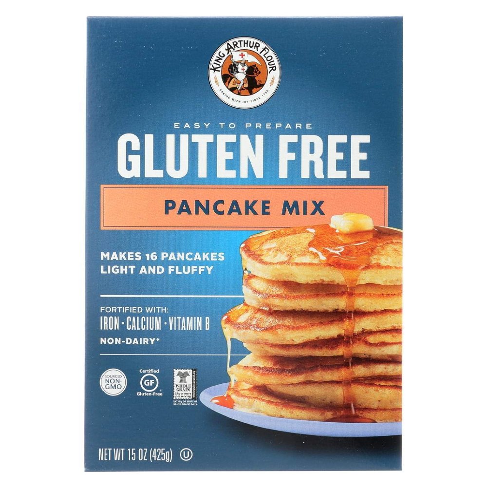 KING ARTHUR MIX PANCAKE GF, 15 OZ Pack of 3