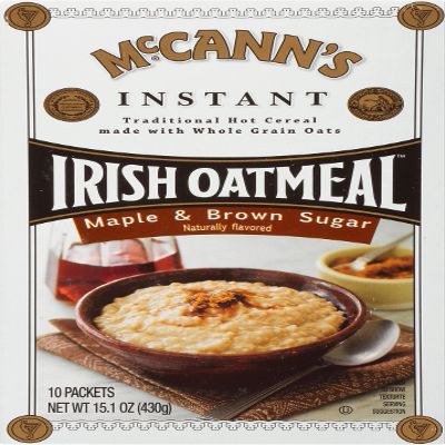 McCann's Instant Irish Oatmeal, Maple & Brown Sugar, 10 Packets