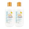 Defense Soap Baby Shampoo and Body Wash with Tea Tree Oil, Coconut Oil, Eucalyptus, Olive Oil & Aloe, 12 Fl Oz (Pack of 2)