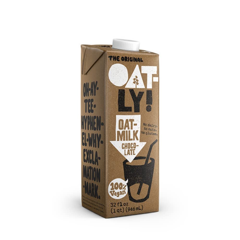 Oatly Chocolate Oatmilk, 32oz (6 Pack)