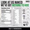 NAKED Vanilla Whey Protein 1Lb, Only 3 Ingredients, All Natural Grass Fed Whey Protein Powder + Vanilla + Coconut Sugar- GMO-Free, Soy Free, Gluten Free. Aid Muscle Growth, 12 Servings view 4