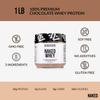 NAKED Chocolate Whey 1LB - All Natural Grass Fed Whey Protein Powder, Organic Cacao, and Coconut Sugar - No GMO, No Soy, and Gluten Free, Aid Growth and Recovery - 12 Servings view 3