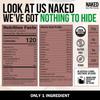 NAKED Rice 1Lb - Organic Brown Rice Protein Powder - Vegan Protein Powder, GMO Free, Gluten Free & Soy Free. Plant-Based Protein, No Artificial Ingredients - 15 Servings view 3