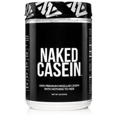 NAKED Casein - 1Lb Micellar Casein Protein - Bulk, Zero Carb, GMO-Free, Gluten Free, Soy Free, Preservative Free - Stimulate Muscle Growth - Enhance Recovery - 15 Servings