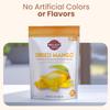 Wellsley Farms Dried Mango Slices - Non-Acidic Soft Chewy Dry Mango - Fat Free & High in Vitamin C - Good Source of Fiber - Dried Mango Snacks in Resealable Pouch for Travel & Lunch - 30oz (1 Pack) view 4