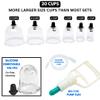 Cupping Warehouse Professional Vacuum Cupping Gun Massage Set  20 Polycarbonate Cups for Muscle Recovery, Myofascial Release, Cellulite Massage & Pain Relief, with Extension Tube for Solo Use view 2