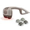 Homedics Percussion Action Massager with Heat | Adjustable Intensity, Dual Pivoting Heads | 2 Sets Interchangeable Nodes, Heated Muscle Kneading for Back, Shoulders, Feet, Legs, & Neck view 1