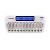 Tenergy 12 Pack Centura AAA and TN160 Charger, Low Self-Discharge AAA 1.2V 800mAh NiMH Rechargeable Batteries for Remote Controllers, Toys, and More view 1