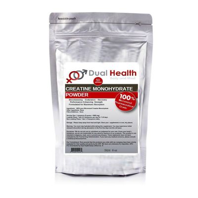 Creatine Monohydrate (8 oz) 200 Mesh Pure Micronized Powder Bulk Supplement Pre Workout, Body Building, Strength, Athletic Performance, Muscle Recovery, 5g (5000mg) Serving Size
