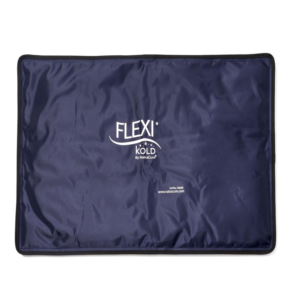 FlexiKold Extra Large Gel Soft Flexible Ice Pack for Injuries  Ice Compress, Ice Pad, & Flat Ice Wrap for Post Surgery for Injuries of Shoulder, HIPS & Full Back  XL  Oversize 13 x 21.5