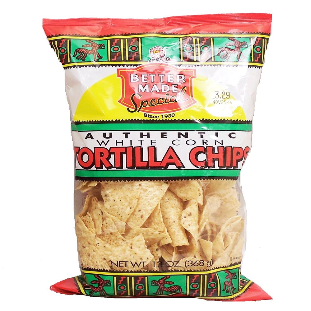 Better Made white corn tortilla chips, 13-oz. bag
