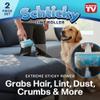 Schticky Lint Roller Set - Reusable & Washable Lint Roller Cleaner for Clothes Sofa Furniture Car Cat Dog Hair - Clean in a Quicky with Schticky (2 Piece) view 3