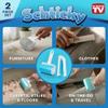 Schticky Lint Roller Set - Reusable & Washable Lint Roller Cleaner for Clothes Sofa Furniture Car Cat Dog Hair - Clean in a Quicky with Schticky (2 Piece) view 4