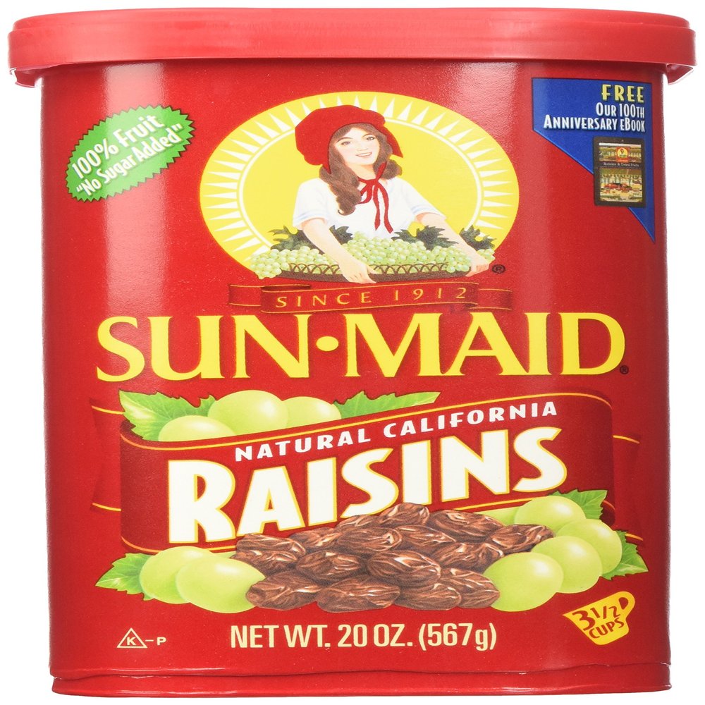Sun Maid Natural California Raisins 20-Ounce (567g) (Pack of 3)