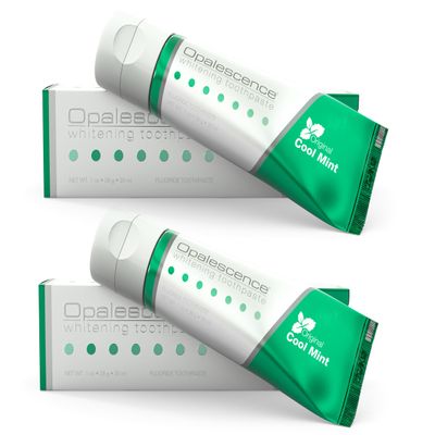 Opalescence Whitening Toothpaste Travel Size 1 Ounce (2 Pack) Fluoride Teeth Whitening Toothpaste, Mint Flavor 402-2