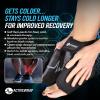 ActiveWrap Foot & Ankle Heat and Ice Pack Wrap for Heel, Arch, and Ankle Discomfort, Swelling, Soreness, and Injury Recovery Reusable Hot & Cold Wrap with Adjustable Compression Straps, Large/X-Large view 2