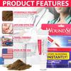 WoundSeal Powder 4 Each (Pack of 4) - Wound Care First Aid for Cuts, Scrapes and Abrasions - Stops Bleeding in Seconds Without Stitches or Bandages view 3
