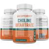 3 Bottles Choline Bitartrate 900mg Per Serving 270 Total Capsules KRK Supplements view 3