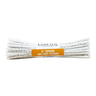 Randys 6 Inches Soft Pipe Cleaners  Straw Cleaner Brush - Bundle of 44