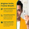 White Travel Twin - Tooth StaiPearlie n Eraser & Plaque Remover view 4