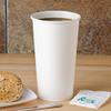 EcoQuality 20 Ounce White Disposable Paper Hot Cups - DrinkWare on the Go - 100 Count view 3