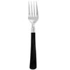 (2 Pack) Silver Plastic Forks with Black Handles, 12-ct. Packs view 2