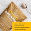 Sari Foods Organic Acacia Fiber Powder (30 Ounce): Natural, Whole Food, Plant Based Prebiotic Superfood for Gut Health view 3