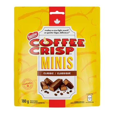 COFFEE CRISP Minis, 180g/6.3 oz