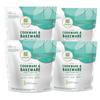 Grab Green Cookware and Bakeware Cleaner Pods, 4 Bags of 15 Pods, Tangerine Lemongrass Scent, Plant and Mineral Based, Removes Burnt-On Food, Eliminates Grit and Grime, No Scrubbing Necessary view 1
