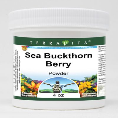 Terravita Sea Buckthorn Berry Powder (4 oz, ZIN: 519420) - 3 Pack