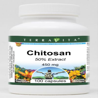 Chitosan 50% - 450 mg (100 Capsules, ZIN: 519711) - 3 Pack