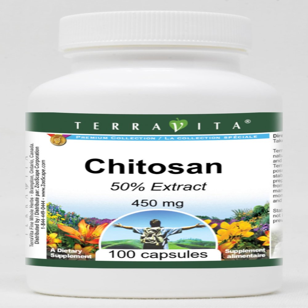 Chitosan 50% - 450 mg (100 Capsules, ZIN: 519711) - 3 Pack