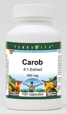 Carob 4:1-450 mg (100 Capsules, ZIN: 519491)