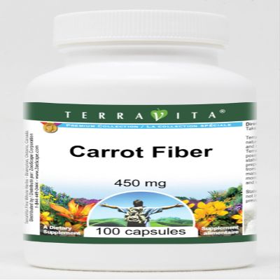 Carrot Fiber - 450 mg (100 Capsules, ZIN: 519521) - 3 Pack