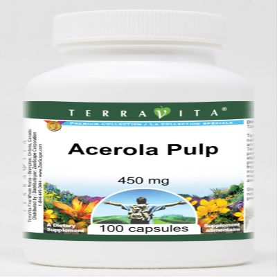Acerola Pulp - 450 mg (100 Capsules, ZIN: 518877)