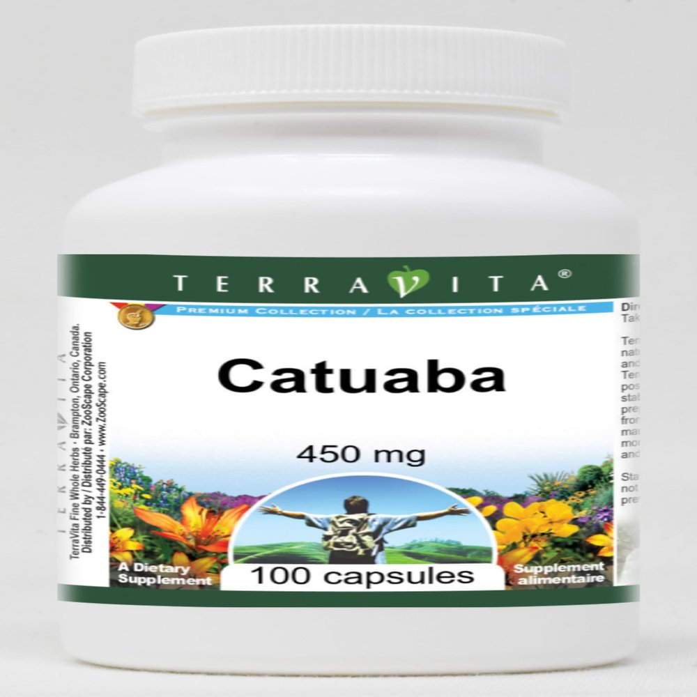 Catuaba - 450 mg (100 Capsules, ZIN: 519566)